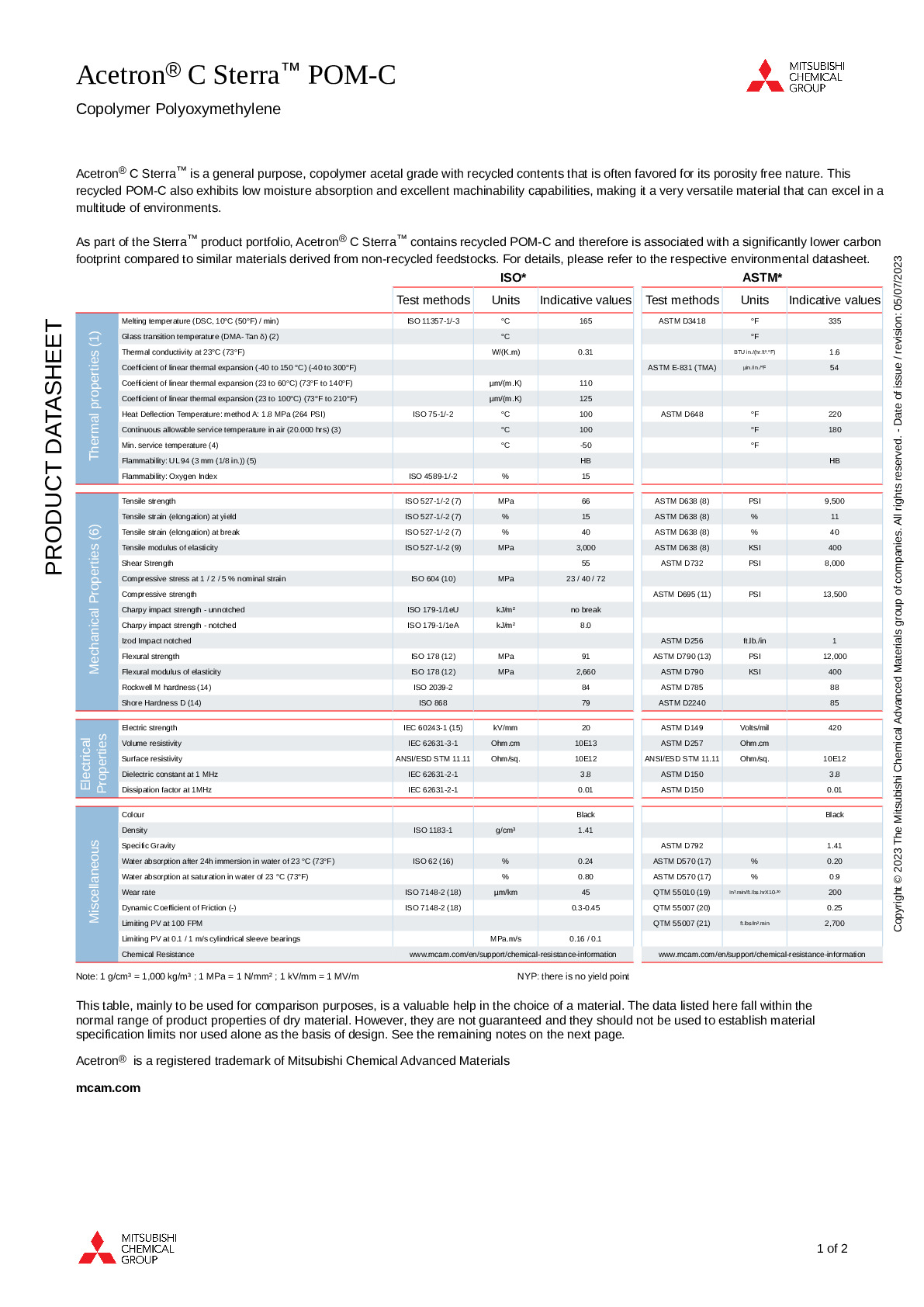 Acetron C Sterra POM-C