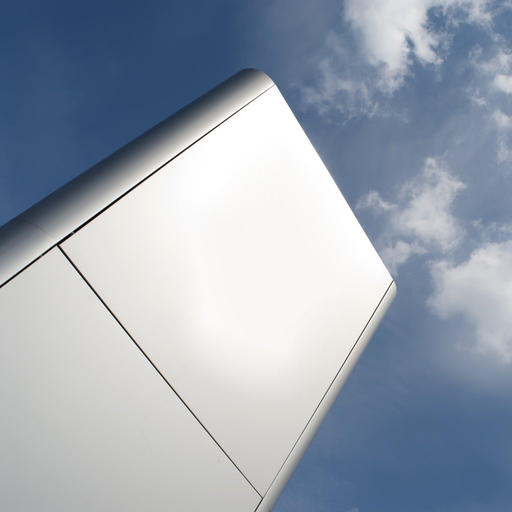 exterior sign blank square