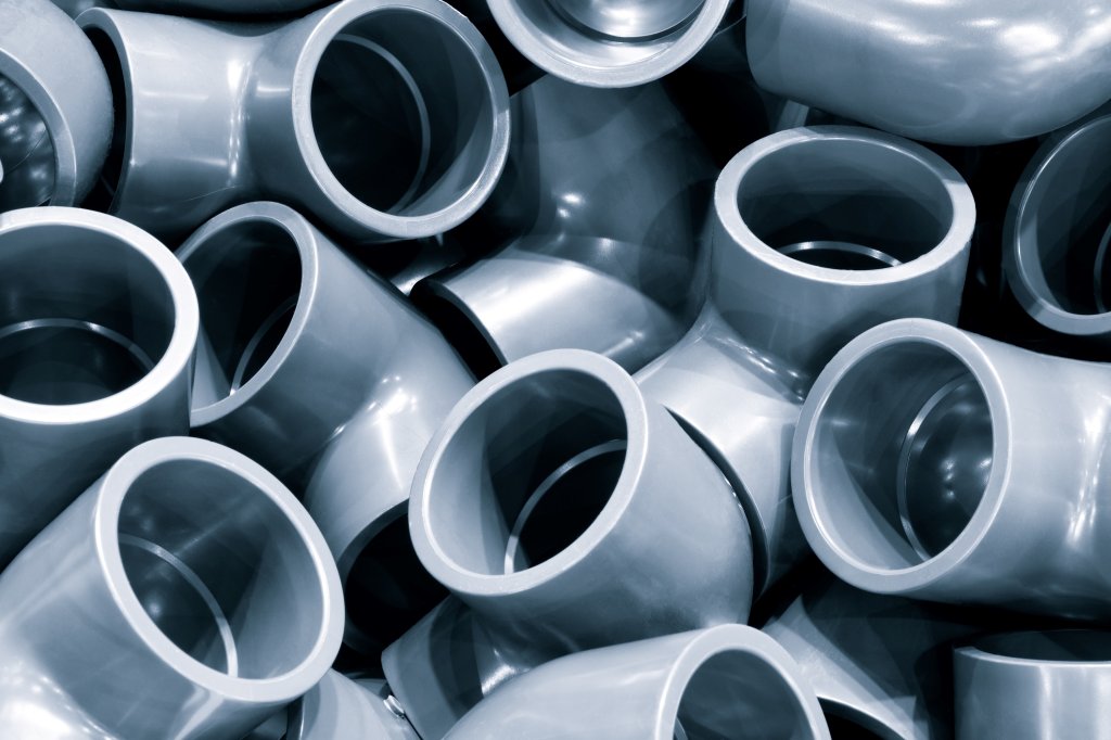 gray pvc plumbing pipe corners piedmont plastics