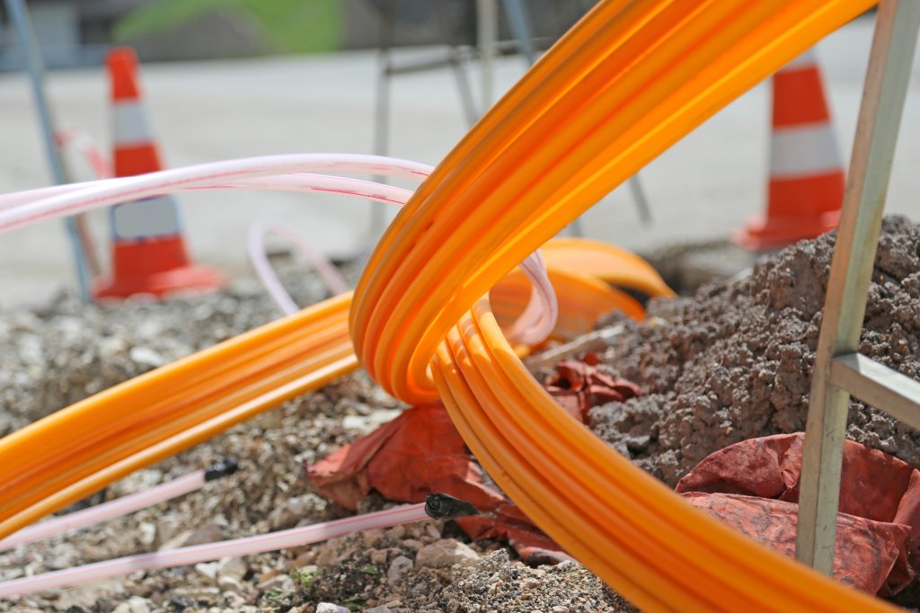 orange pvc pipe fiber optics piedmont plastics