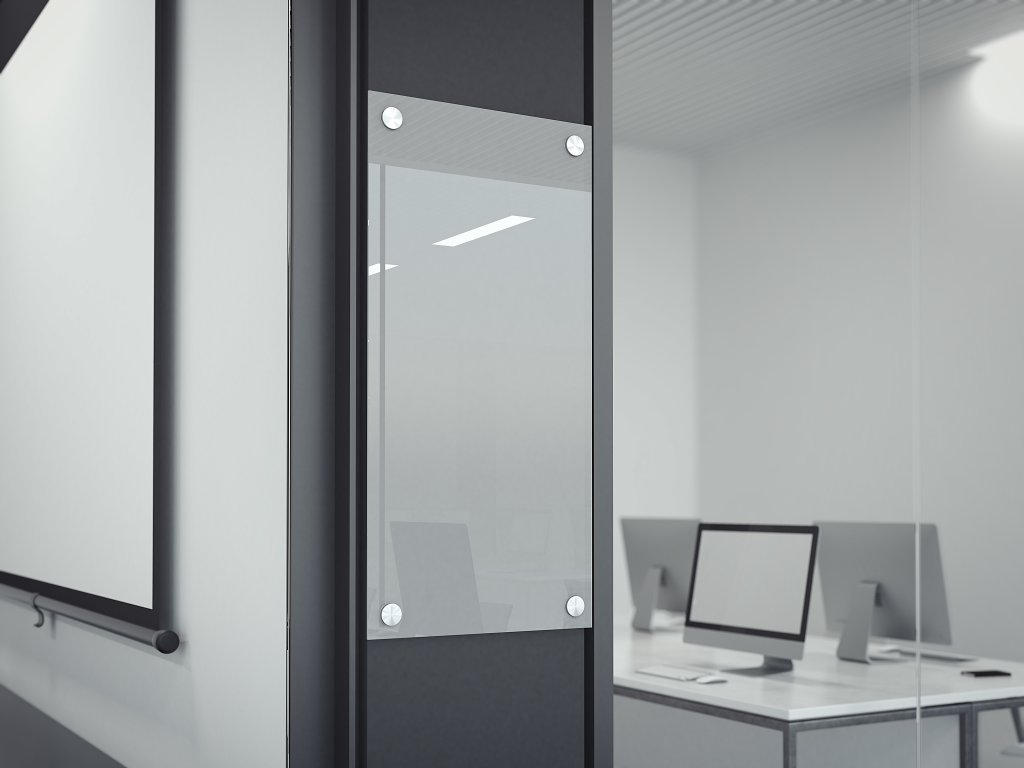 Plexiglas Acrylic Office Nameplate 2