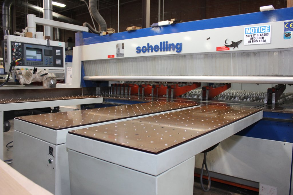 Piedmont Plastics cu to size services saw