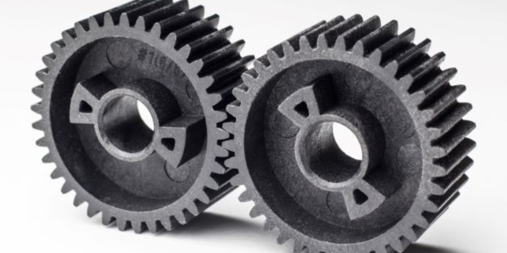black plastic gears