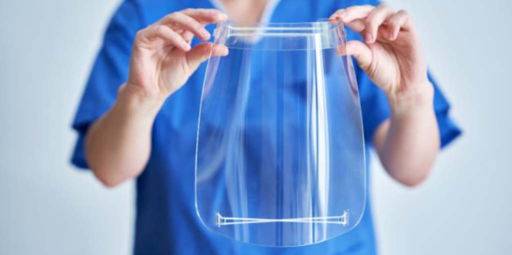 plastic face shield piedmont