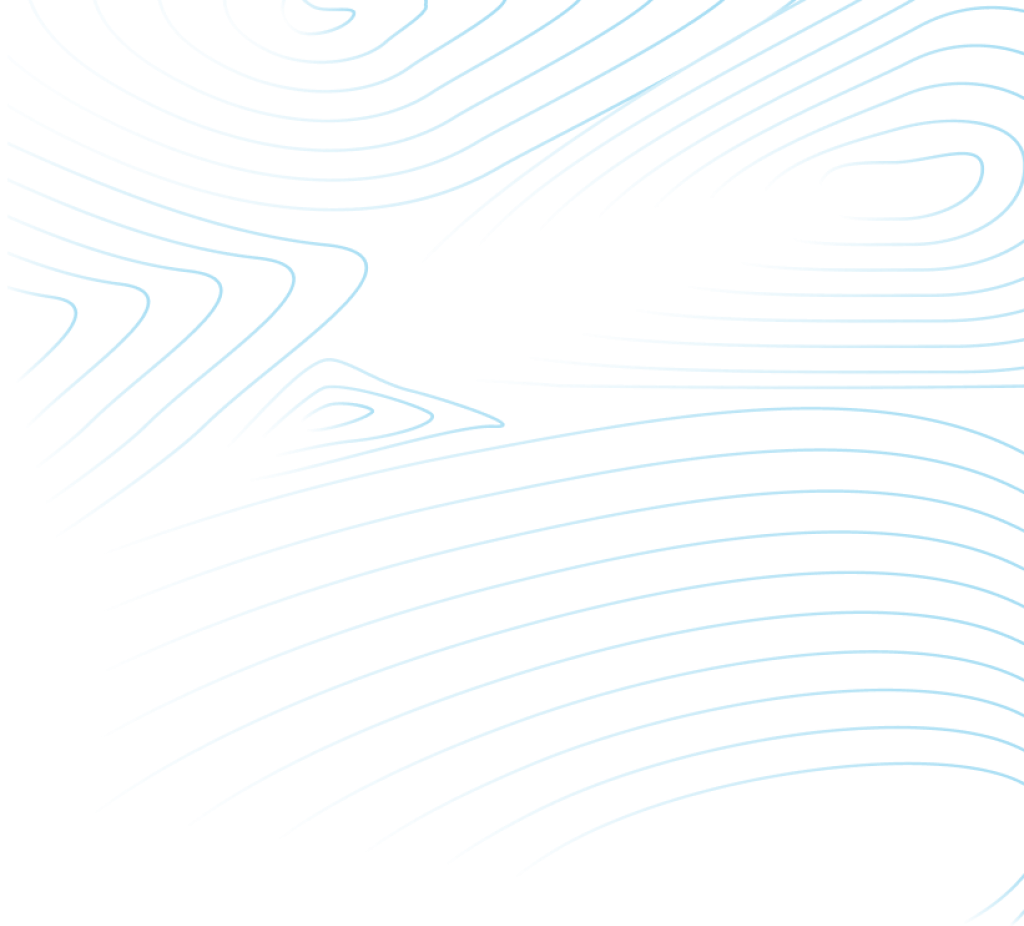 Piedmont Plastics brand blue topographical lines